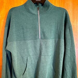 “SO” Teal quarter zip size medium.